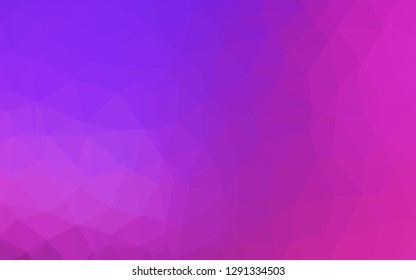 Light Pink, Blue vector low poly texture. Colorful abstract illustration with gradient. Completely new template for your business design.
