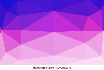Light Pink, Blue vector low poly cover. A completely new color illustration in a vague style. Completely new design for your business.
