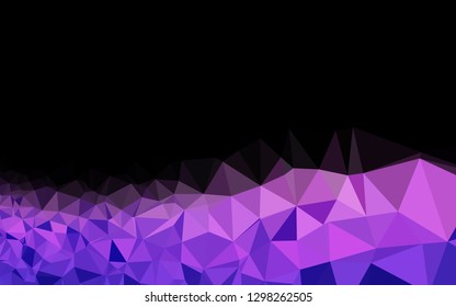 Light Pink, Blue vector low poly layout. Modern geometrical abstract illustration with gradient. Brand new design for your business.