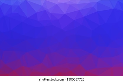 Light Pink, Blue vector low poly texture. A completely new color illustration in a vague style. A completely new design for your business.