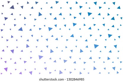 Light Pink, Blue vector  low poly layout. Polygonal abstract illustration with gradient. Template for cell phone's backgrounds.