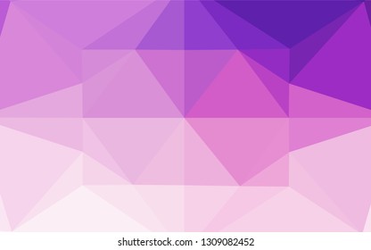 Light Pink, Blue vector low poly texture. A completely new color illustration in a vague style. The completely new template can be used for your brand book.
