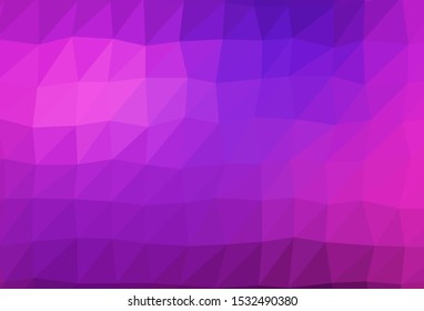 Light Pink, Blue vector low poly cover. Shining colored illustration in a Brand new style. Brand new style for your business design.