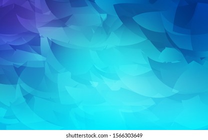 Light Pink, Blue vector low poly layout. Elegant bright polygonal illustration with gradient. A completely new design for your leaflet.