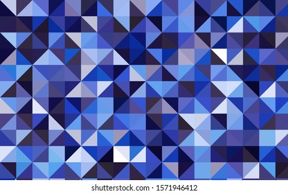 Light Pink, Blue vector low poly background. Modern geometrical abstract illustration with gradient. The best triangular design for your business.