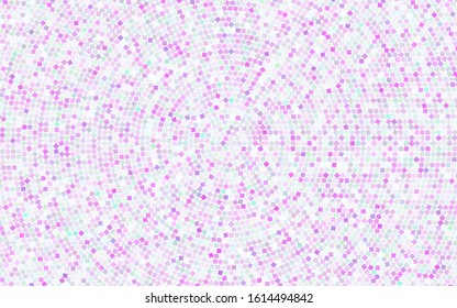 Light Pink, Blue vector low poly background. A sample with a polygonal design. Illustration in polygonal style with repeating squares