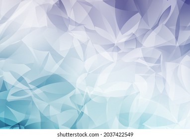 Color rosa claro, azul vectorial de baja textura de poli. Ilustración abstracta moderna con triángulos. Un diseño completamente nuevo para su prospecto.