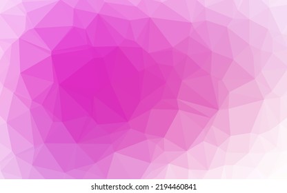 Light Pink, Blue vector low poly cover. An elegant bright illustration with gradient. Completely new design for your business.