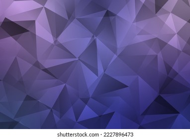 Light Pink, Blue vector low poly layout. Geometric illustration in Origami style with gradient.  A new texture for your web site.