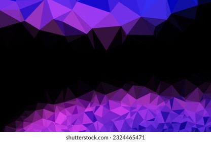 Light Pink, Blue vector low poly texture. Geometric illustration in Origami style with gradient. Elegant pattern for a brand book.