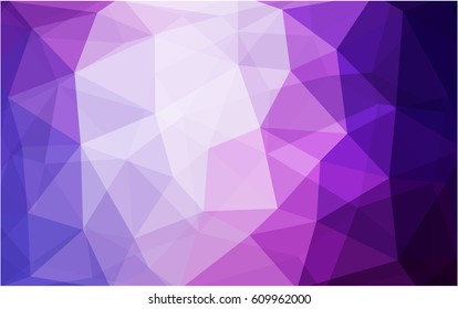 Light Pink, Blue vector Low poly crystal background. Polygon design pattern. Low poly illustration, low polygon background.