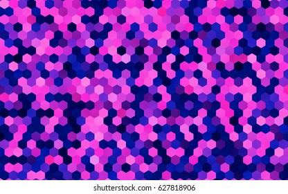 Light Pink, Blue vector low poly background. A sample with a polygonal design. Low poly illustration, low polygonal background.