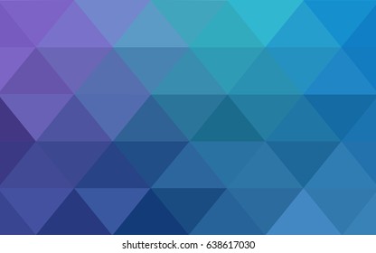 Light Pink, Blue vector Low poly crystal background. Polygon design pattern. Low poly illustration, low polygon background.