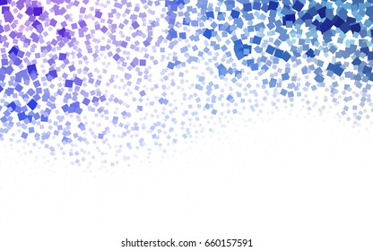 Light Pink, Blue vector low poly background. A sample with a polygonal design. Illustration in polygonal style with repeating squares
