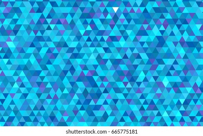 Light Pink, Blue vector low poly pattern. Glitter abstract illustration with an elegant design. Triangular pattern for your business design.