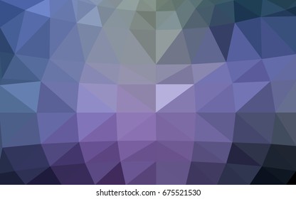 Light Pink, Blue vector Low poly crystal background. Polygon design pattern. Low poly illustration, low polygon background.