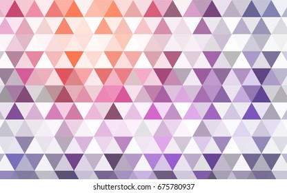Light Pink, Blue vector low poly template. Colorful abstract illustration with gradient. Brand-new style for your business design.
