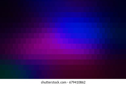 Light Pink, Blue vector low poly background. A sample with a polygonal design. Illustration in polygonal style with repeating squares