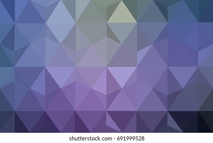 Light Pink, Blue vector Low poly crystal background. Polygon design pattern. Low poly illustration, low polygon background.