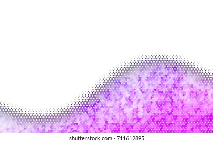 Light Pink, Blue vector low poly background. A sample with a polygonal design. Low poly illustration, low polygonal background.