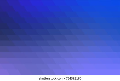 Light Pink, Blue vector low poly background. A sample with a polygonal design. Illustration in polygonal style with repeating squares