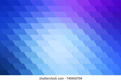Light Pink, Blue vector low poly background. A sample with a polygonal design. Illustration in polygonal style with repeating squares