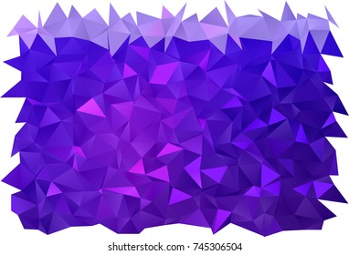 Light Pink, Blue vector low poly template. Creative geometric illustration in Origami style with gradient. The completely new template can be used for your brand book.