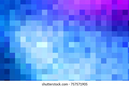 Light Pink, Blue vector low poly background. A sample with a polygonal design. Illustration in polygonal style with repeating squares