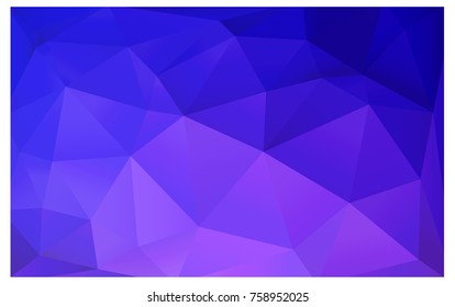 Light Pink, Blue vector Low poly crystal background. Polygon design pattern. Low poly illustration, low polygon background.