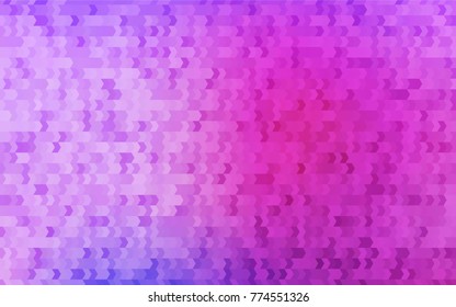 Light Pink, Blue vector low poly background. A sample with a polygonal design. Illustration in polygonal style with repeating squares