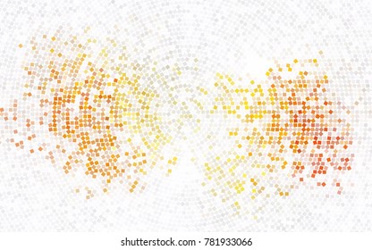 Light Pink, Blue vector low poly background. A sample with a polygonal design. Illustration in polygonal style with repeating squares