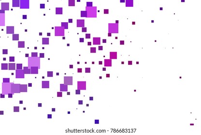 Light Pink, Blue vector low poly background. A sample with a polygonal design. Illustration in polygonal style with repeating squares