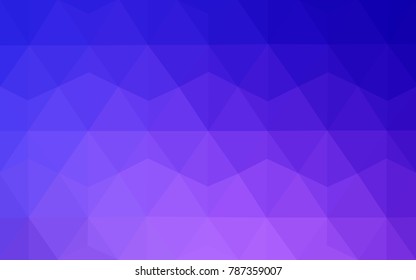 Light Pink, Blue vector Low poly crystal background. Polygon design pattern. Low poly illustration, low polygon background.