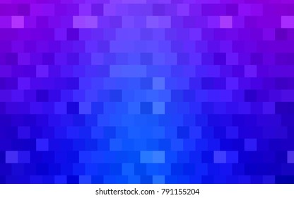 Light Pink, Blue vector low poly background. A sample with a polygonal design. Illustration in polygonal style with repeating squares
