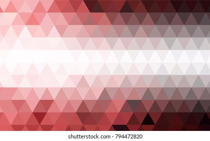 Light Pink, Blue vector low poly background. Glitter abstract illustration with an elegant design. The textured pattern can be used for background.