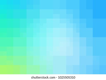 Light Pink, Blue vector modern geometrical abstract background. Texture template. Geometric pattern in Origami style with gradient. 