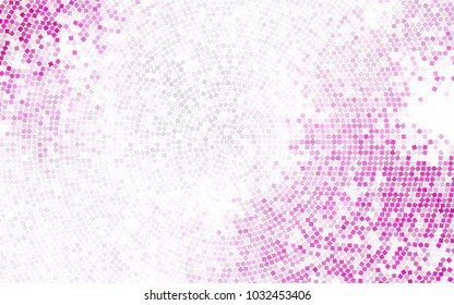 Light Pink, Blue vector modern geometrical background. Abstract template. Geometric pattern in square style with gradient.