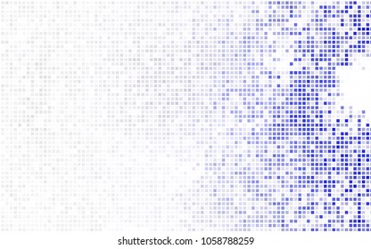 Light Pink, Blue vector modern geometrical background. Abstract template. Geometric pattern in square style with gradient.