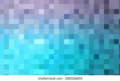 Light Pink, Blue vector modern geometrical background. Abstract template. Geometric pattern in square style with gradient.