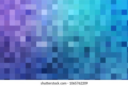 Light Pink, Blue vector modern geometrical background. Abstract template. Geometric pattern in square style with gradient.