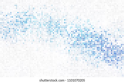 Light Pink, Blue vector modern geometrical background. Abstract template. Geometric pattern in square style with gradient.