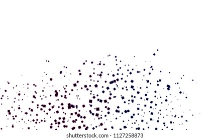 Light Pink, Blue vector modern geometrical background. Abstract template. Geometric pattern in square style with gradient.