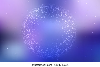 Light Pink, Blue vector modern elegant backdrop. An elegant bright illustration with gradient. Background for designs.