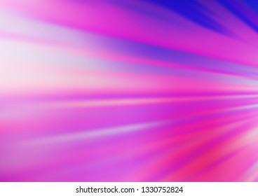 Light Pink, Blue vector modern bokeh pattern. Creative illustration in halftone style with gradient. A new texture for your design.