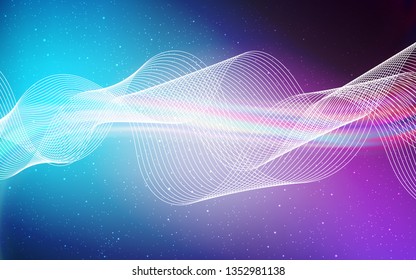 Light Pink, Blue vector modern elegant layout. Colorful illustration in abstract style with gradient. New style for your business design.