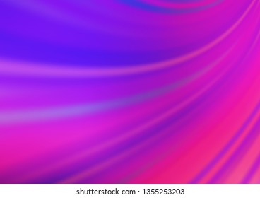 Light Pink, Blue vector modern bokeh pattern. A vague abstract illustration with gradient. Brand new design for your business.