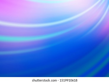Light Pink, Blue vector modern bokeh pattern. Colorful illustration in abstract style with gradient. The blurred design can be used for your web site.