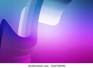 Light Pink, Blue vector modern elegant background. Colorful illustration in abstract style with gradient. New design for your business.