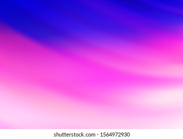 Light Pink, Blue vector modern elegant background. Colorful illustration in blurry style with gradient. A new texture for your design.