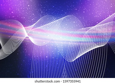 Light Pink, Blue vector modern elegant layout. A completely new colored illustration in blur style. New style design for your brand book.